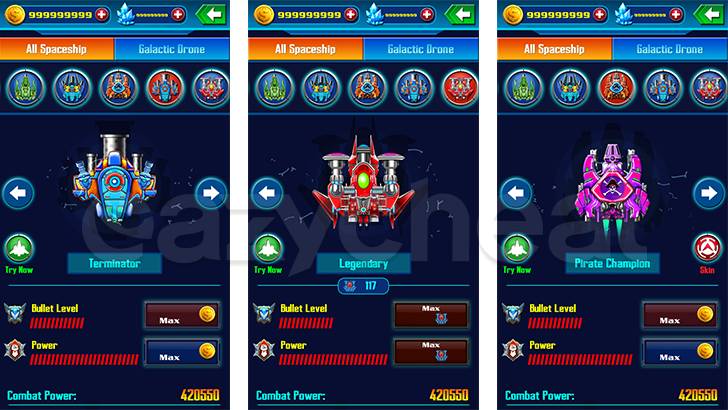 galaxy attack alien shooter cheat codes android