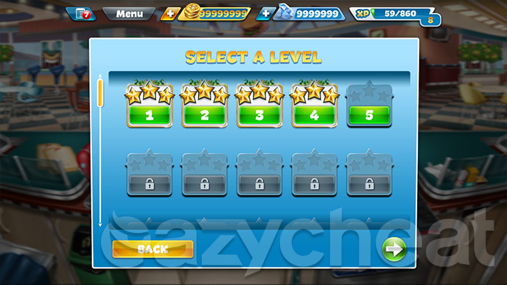 cooking fever casino cheat