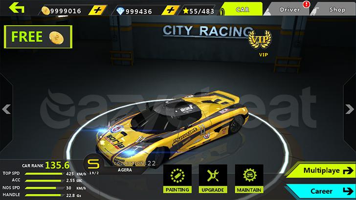 cheats for city racing 3d