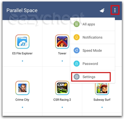 Cheat without root using Parallel Space Cheat without root using Parallel Space