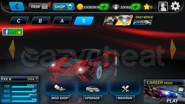 code for street racing 3d