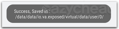Cheat without root using VirtualXposed Cheat without root using VirtualXposed